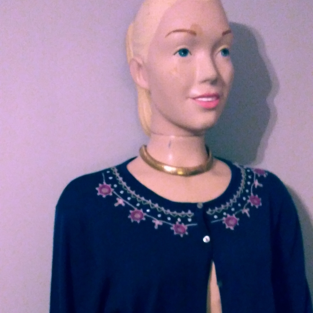 Royale blue cardigan